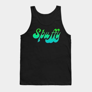 Neon Spuffy (white outline) Tank Top